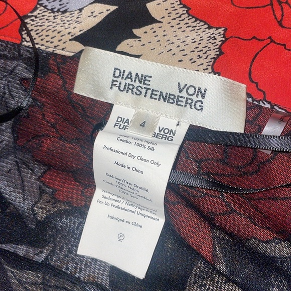 Diane von furstenberg floral one shoulder maxi - Picture 2 of 3